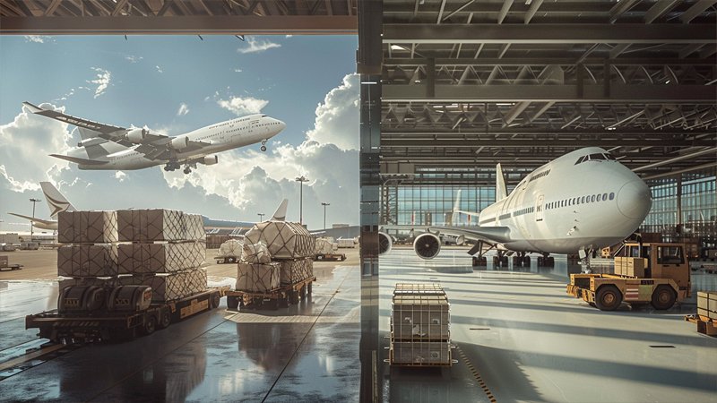 alt="An air freight station"
